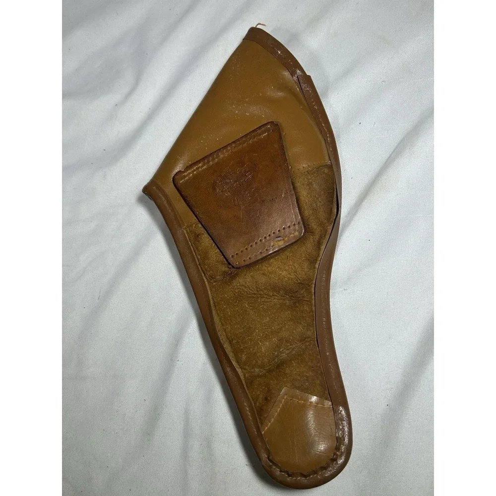 Vintage Brauer Bros. Mfg. St. Louis Leather Suede Holster 4 Inches U 35 Padded